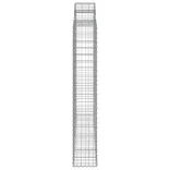 4 db íves horganyzott vas gabion kosár 200x30x180/200 cm