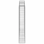 6 db íves horganyzott vas gabion kosár 200x30x180/200 cm