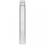 4 db íves horganyzott vas gabion kosár 200x30x200/220 cm