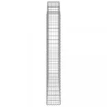 6 db íves horganyzott vas gabion kosár 200x30x200/220 cm