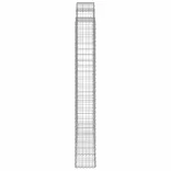 3 db íves horganyzott vas gabion kosár 200x30x220/240 cm