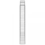 4 db íves horganyzott vas gabion kosár 200x30x220/240 cm