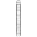 8 db íves horganyzott vas gabion kosár 200x30x220/240 cm