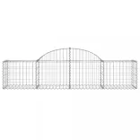 11 db íves horganyzott vas gabion kosár 200x50x40/60 cm