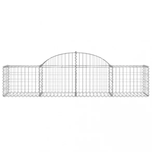 30 db íves horganyzott vas gabion kosár 200x50x40/60 cm