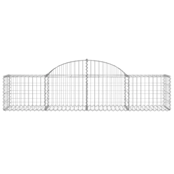 50 db íves horganyzott vas gabion kosár 200x50x40/60 cm