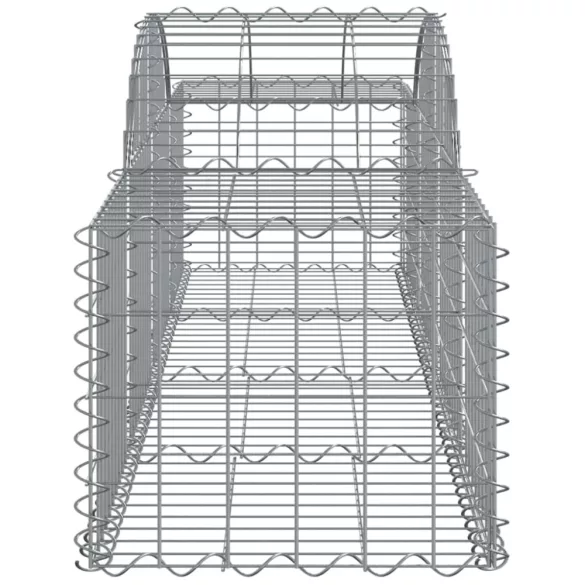 50 db íves horganyzott vas gabion kosár 200x50x40/60 cm