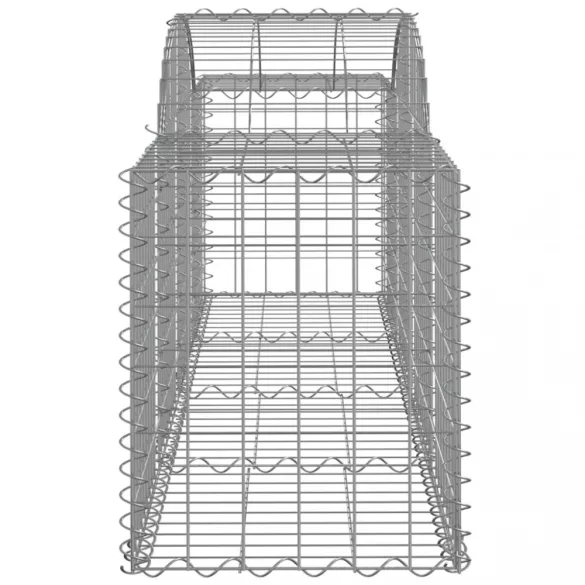 20 db íves horganyzott vas gabion kosár 200x50x60/80 cm