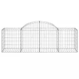 25 db íves horganyzott vas gabion kosár 200x50x60/80 cm