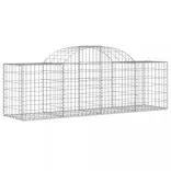 30 db íves horganyzott vas gabion kosár 200x50x60/80 cm