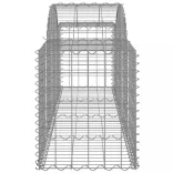 30 db íves horganyzott vas gabion kosár 200x50x60/80 cm