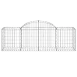 50 db íves horganyzott vas gabion kosár 200x50x60/80 cm