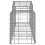 50 db íves horganyzott vas gabion kosár 200x50x60/80 cm