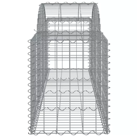 50 db íves horganyzott vas gabion kosár 200x50x60/80 cm