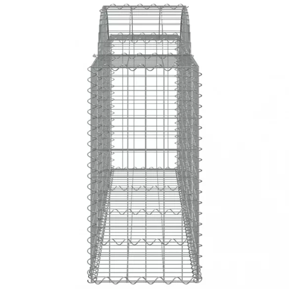 25 db íves horganyzott vas gabion kosár 200x50x80/100 cm