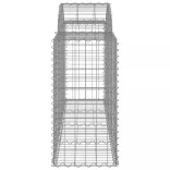 50 db íves horganyzott vas gabion kosár 200x50x80/100 cm