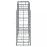2 db íves horganyzott vas gabion kosár 200 x 50 x 100/120 cm