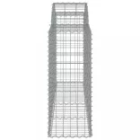 9 db íves horganyzott vas gabion kosár 200 x 50 x 100/120 cm