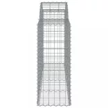 12 db íves horganyzott vas gabion kosár 200x50x100/120 cm