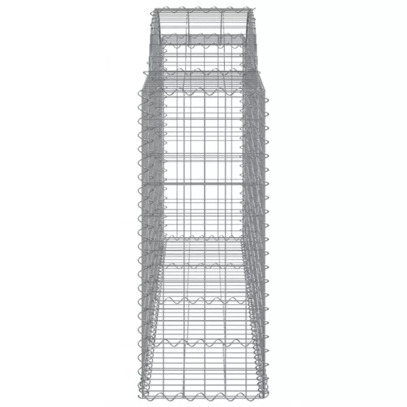 12 db íves horganyzott vas gabion kosár 200x50x100/120 cm