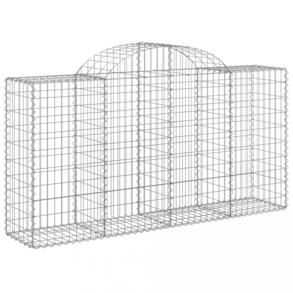 13 db íves horganyzott vas gabion kosár 200x50x100/120 cm