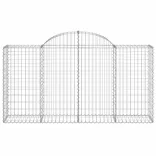 15 db íves horganyzott vas gabion kosár 200x50x100/120 cm