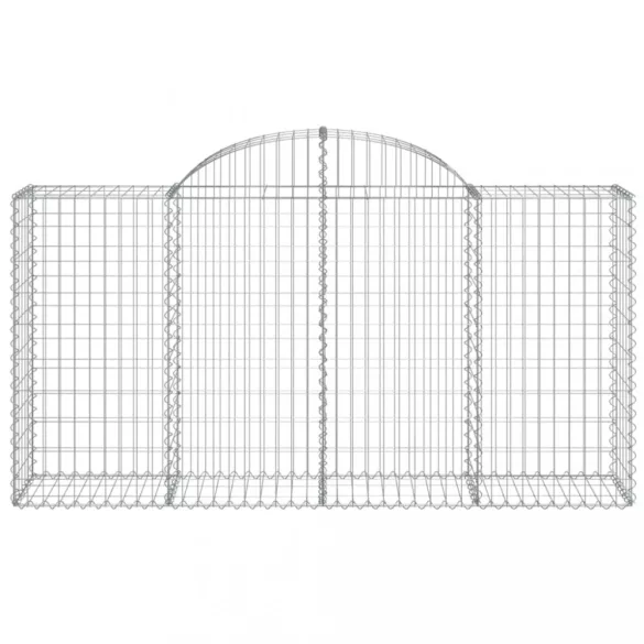 50 db íves horganyzott vas gabion kosár 200x50x100/120 cm