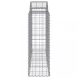 10 db íves horganyzott vas gabion kosár 200x50x120/140 cm