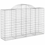 13 db íves horganyzott vas gabion kosár 200x50x120/140 cm