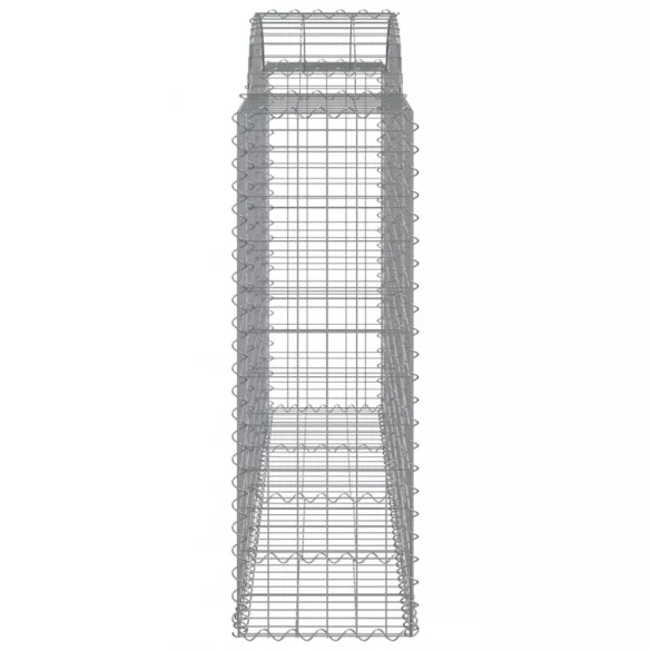 25 db íves horganyzott vas gabion kosár 200x50x120/140 cm