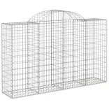 50 db íves horganyzott vas gabion kosár 200x50x120/140 cm