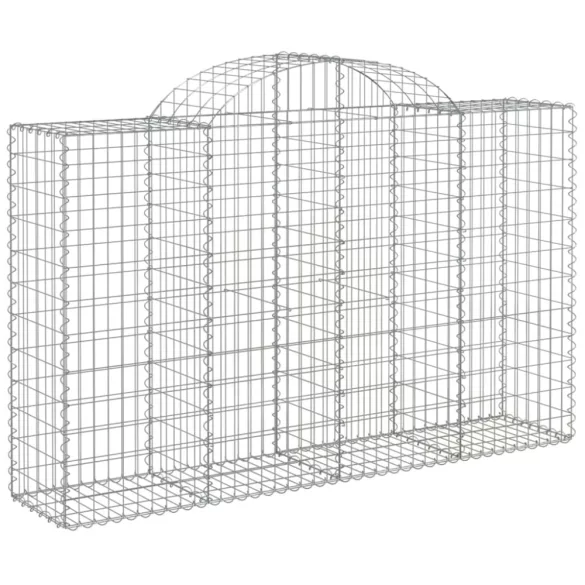 50 db íves horganyzott vas gabion kosár 200x50x120/140 cm