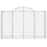 50 db íves horganyzott vas gabion kosár 200x50x120/140 cm