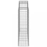 5 db íves horganyzott vas gabion kosár 200x50x140/160 cm