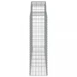10 db íves horganyzott vas gabion kosár 200x50x140/160 cm