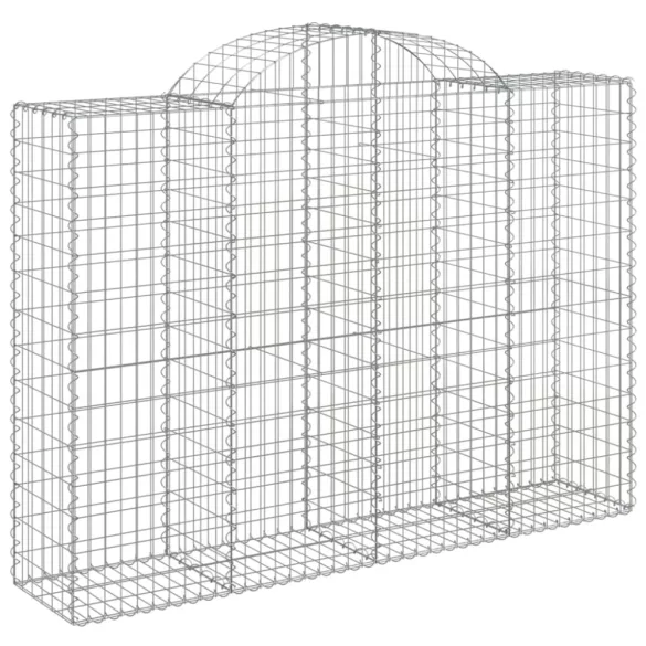 30 db íves horganyzott vas gabion kosár 200x50x140/160 cm
