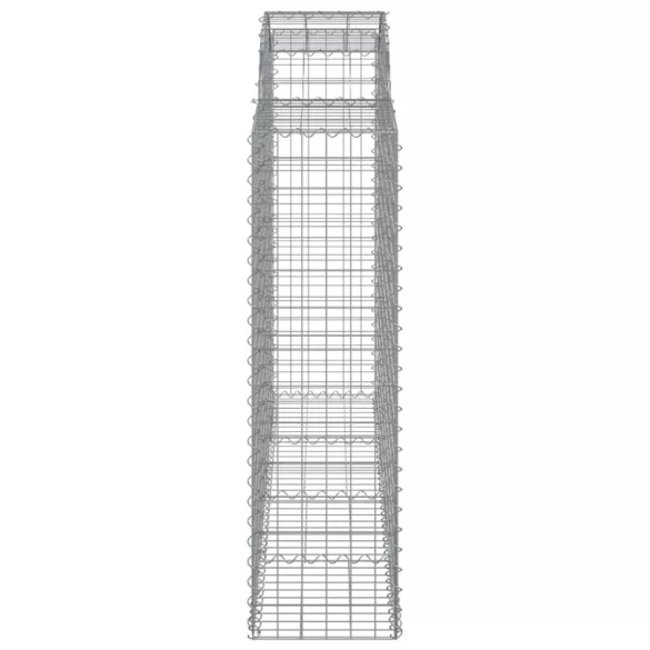 30 db íves horganyzott vas gabion kosár 200x50x140/160 cm