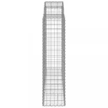 5 db íves horganyzott vas gabion kosár 200x50x160/180 cm