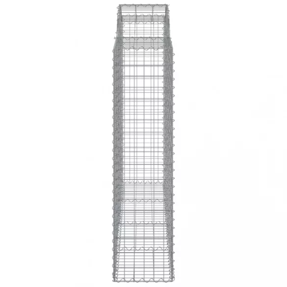 5 db íves horganyzott vas gabion kosár 200x50x160/180 cm