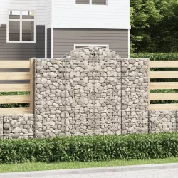 10 db íves horganyzott vas gabion kosár 200x50x160/180 cm