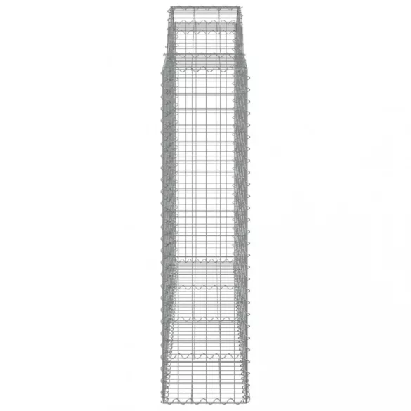 13 db íves horganyzott vas gabion kosár 200x50x160/180 cm