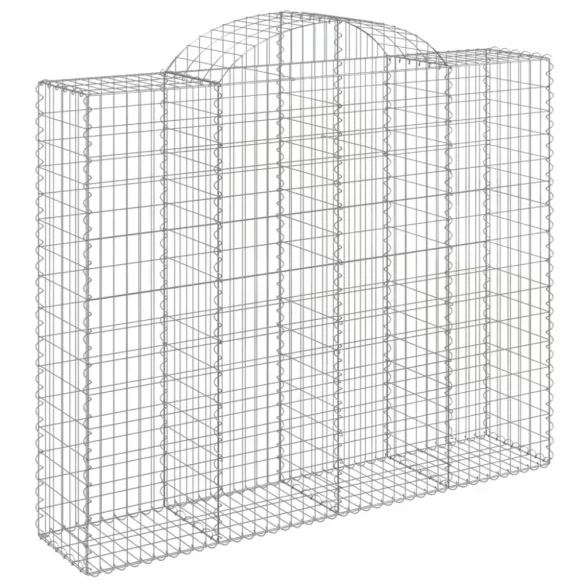 14 db íves horganyzott vas gabion kosár 200x50x160/180 cm