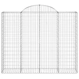 18 db íves horganyzott vas gabion kosár 200x50x160/180 cm