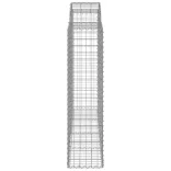 18 db íves horganyzott vas gabion kosár 200x50x160/180 cm