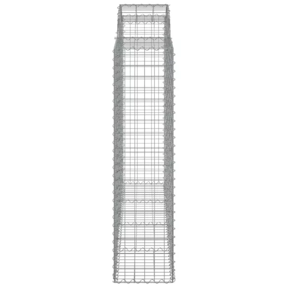 18 db íves horganyzott vas gabion kosár 200x50x160/180 cm