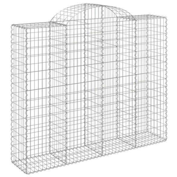 25 db íves horganyzott vas gabion kosár 200x50x160/180 cm