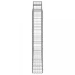 3 db íves horganyzott vas gabion kosár 200x50x180/200 cm