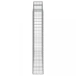 4 db íves horganyzott vas gabion kosár 200x50x180/200 cm