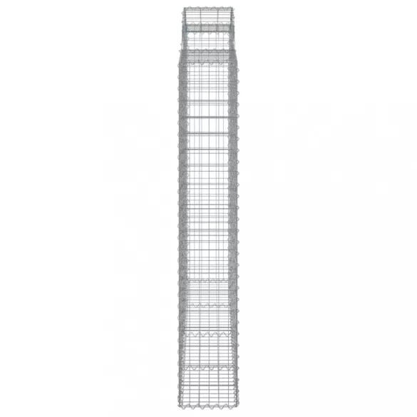 5 db íves horganyzott vas gabion kosár 200x50x180/200 cm