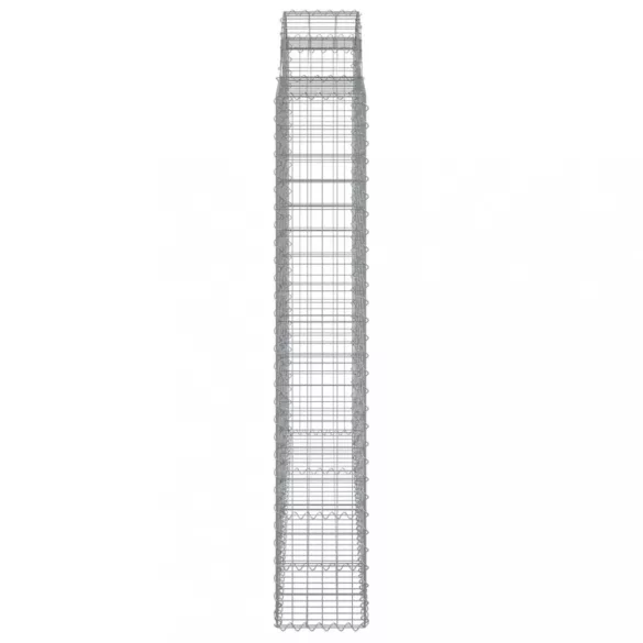 11 db íves horganyzott vas gabion kosár 200x50x180/200 cm